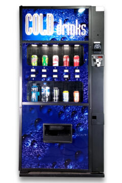 Royal Vendors 650 Cold Drinks Live Display
