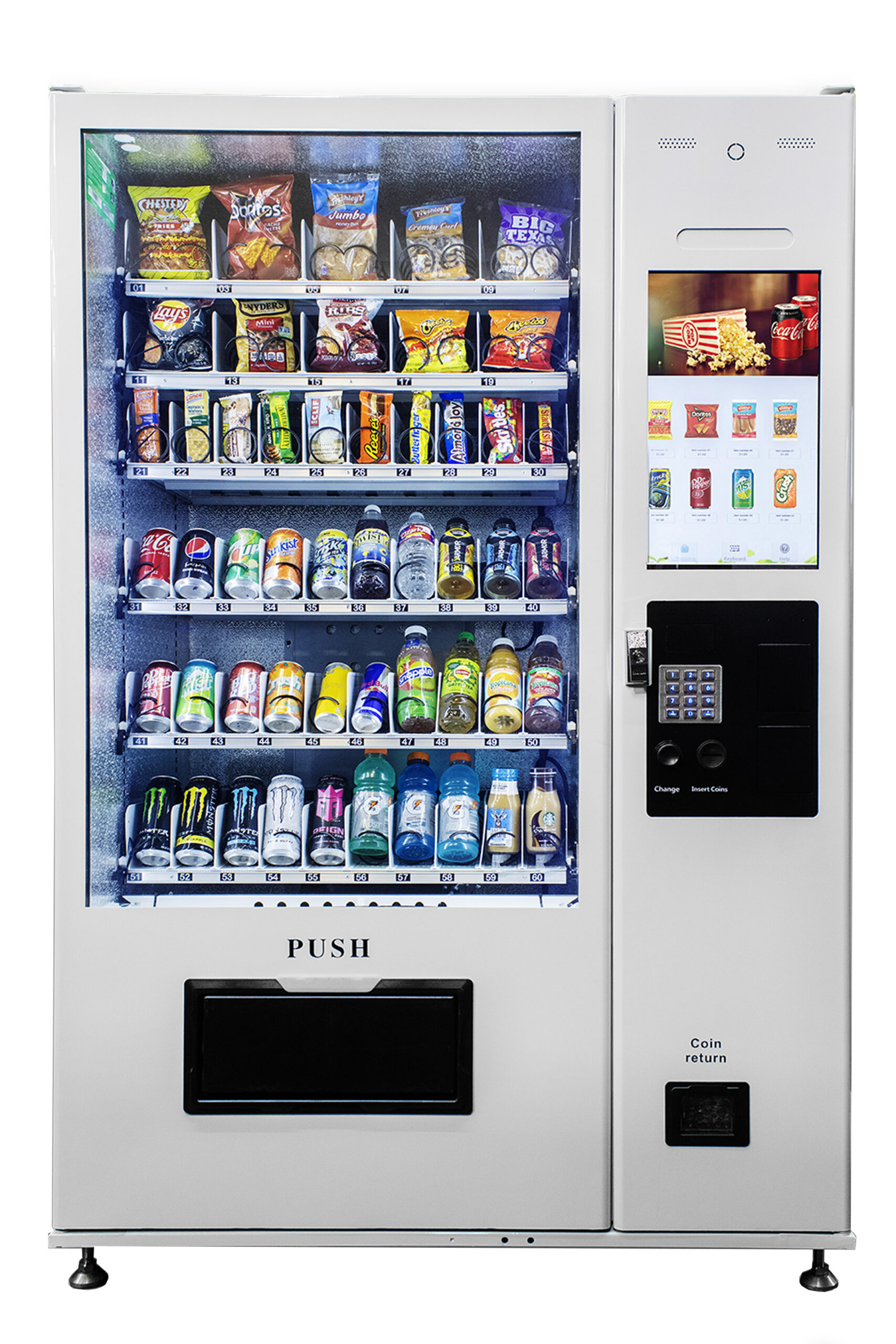 VC 7210-22C Combo Snack and Drink Vending Machine - Vending Concepts