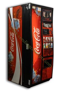 Refurbished Royal Vendors 550 Coke Wave Soda Vending Machine, 8 Selections, 540 Drinks Capacity, Credit Card Reader Compatible view 2