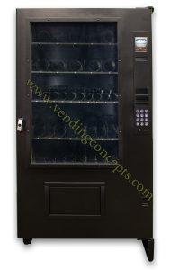 Refurbished AMS Sensit Outdoor Food Black Fresh Vending Machine, 36 Selections, 360 Items Capacity view 1