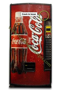Used Royal Vendors 660 Drink Coca-Cola Soda Vending Machine, 9 Selections, 660 Drinks Capacity, Credit Card Reader Compatible view 2