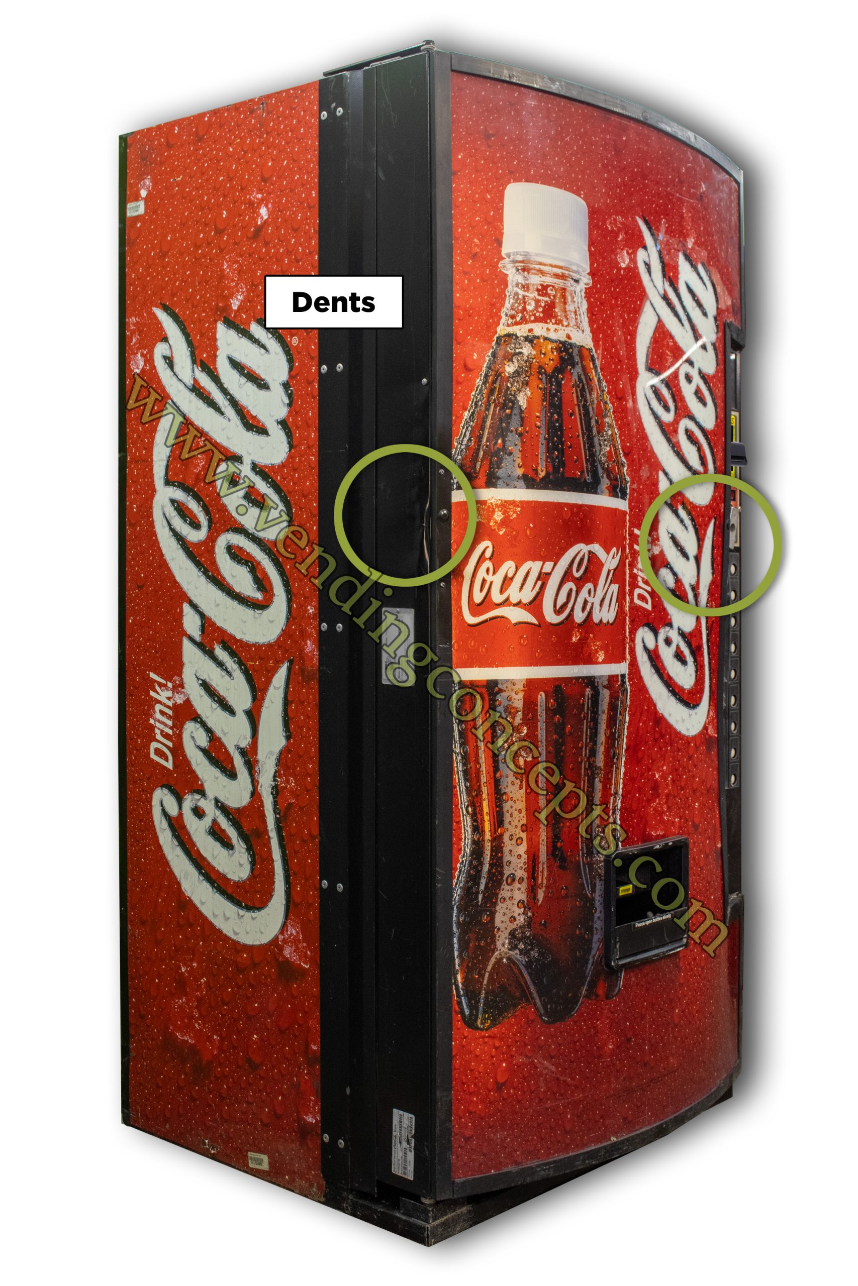 Royal Vendors 660 Soda Vending Machine – Coke 12oz Can Vend Label – USA Made
