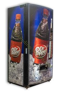 Used Vendo 821 Dr Pepper Bottle Soda Vending Machine, 10