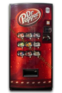 Refurbished Vendo V630 Dr Pepper Chameleon Soda Vending Machine view 1