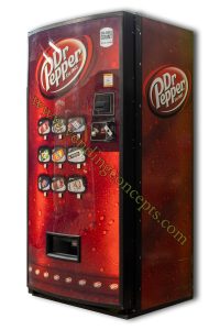 Refurbished Vendo V630 Dr Pepper Chameleon Soda Vending Machine view 3