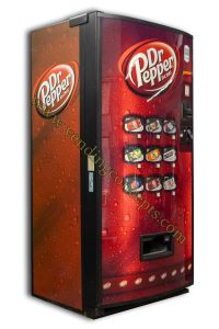 Refurbished Vendo V630 Dr Pepper Chameleon Soda Vending Machine view 2
