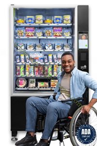 New VC 7212-10F ADA Black Fresh Food Vending Machine, 48 Selections view 3