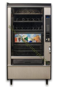 Refurbished Crane National 497 Combo Snack and Drink Vending Machine view 1