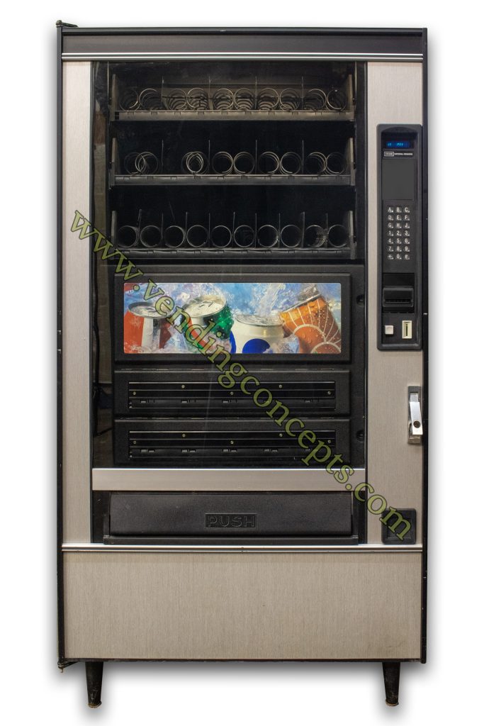 Refurbished Crane National 497 Combo Snack and Drink Vending