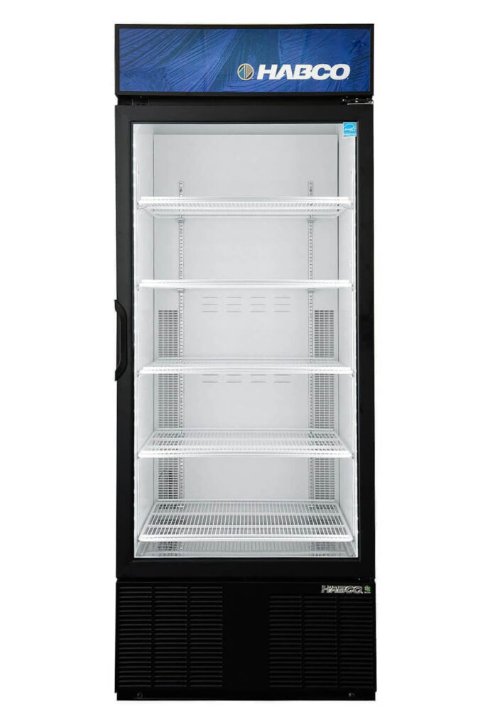 Habco ESM28HC Glass Door Merchandiser Cooler - Vending Concepts