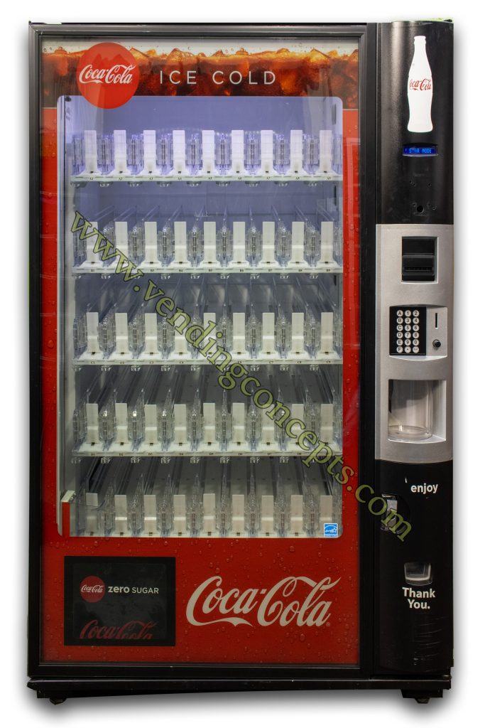 Refurbished Dixie Narco Bevmax 5800-4 Coca-Cola Glass Front Drink