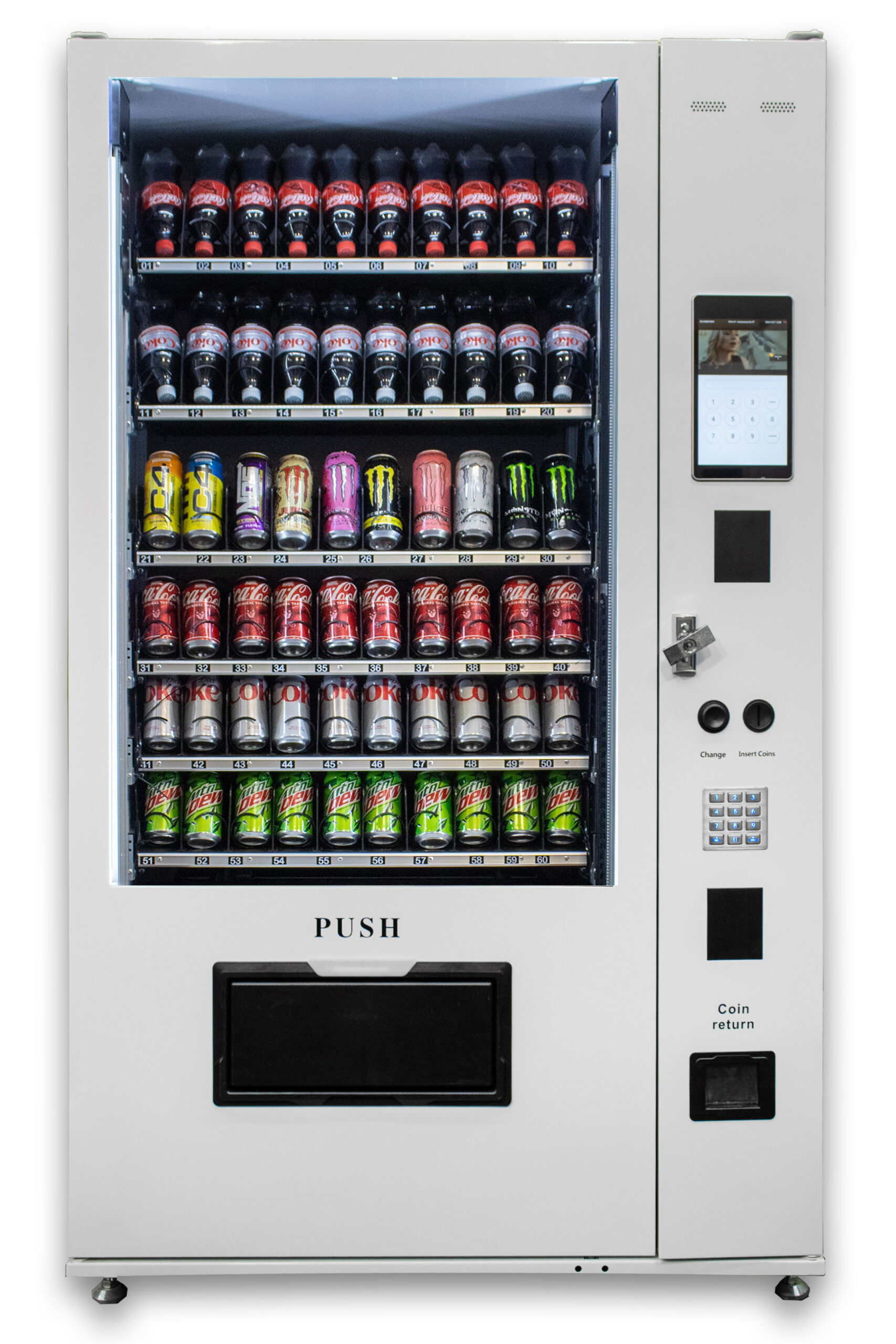VC EL10-10D ADA White - Vending Concepts