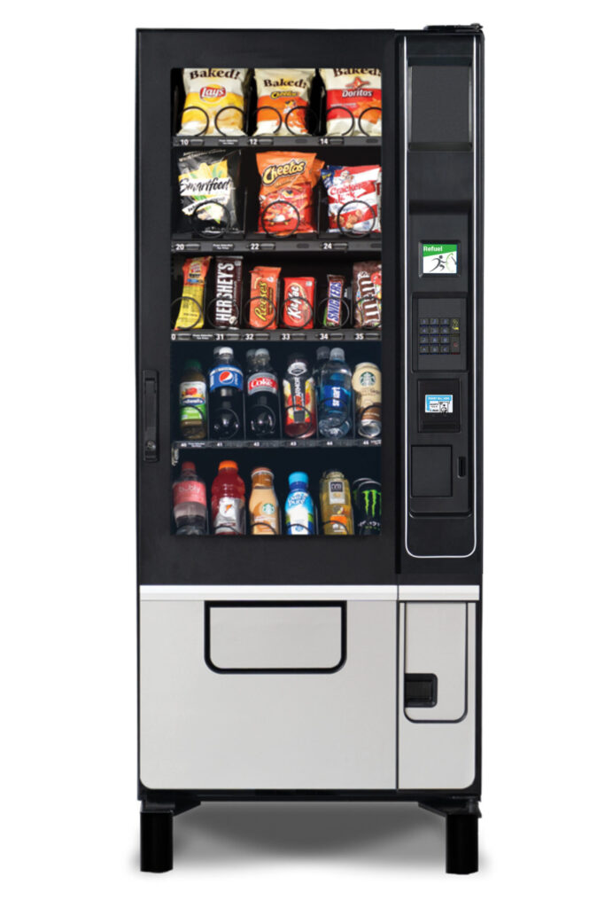 New Wittern Evoke VT 3 Wide Combo (36243012) Snack and Drink Vending Machine, 24 Selections, 240 Items Capacity