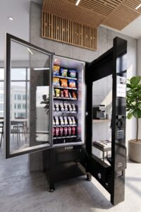 VC 7206-10C Small Black Refrigerated Combo Machine w/10” Touchscreen view 6