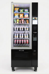 VC 7206-10C Small Black Refrigerated Combo Machine w/10” Touchscreen view 1
