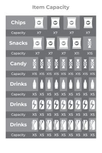 New Vending Concepts 9009-10C Black Combo Snack and Drink Vending Machine, 27 Selections view 2