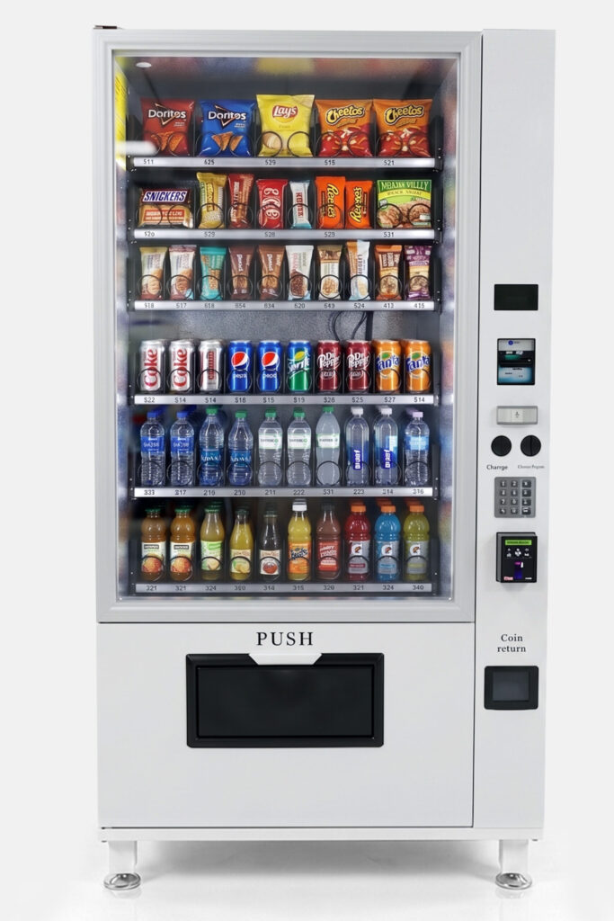 VC 7210-5C Large White Refrigerated Combo Machine