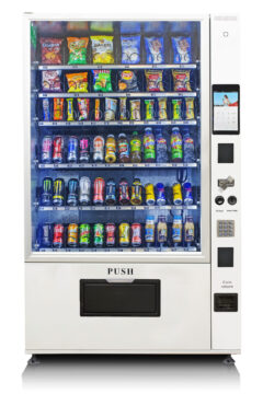 VC 7212-10C Extra Large White Refrigerated Combo Machine w/10” Touchscreen
