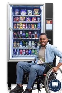 New VC 9009-10C ADA Black Combo Snack and Drink Vending Machine, 27 Selections view 3