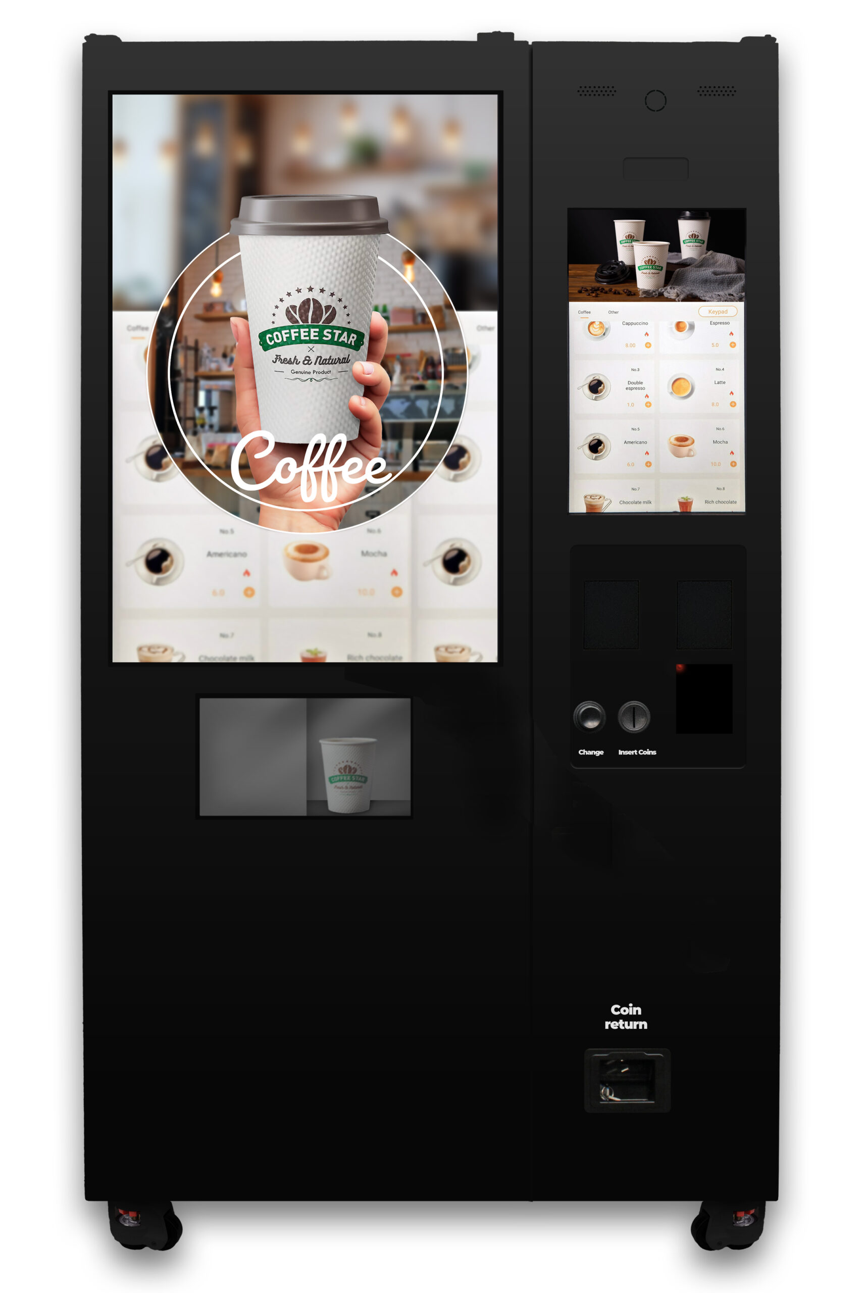 VC CF8N-22 Black Coffee Vending Machine - Vending Concepts