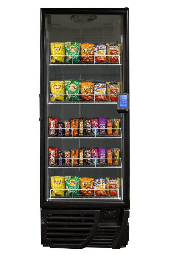 AI Smart Refrigerated Machine with camera-based checkout