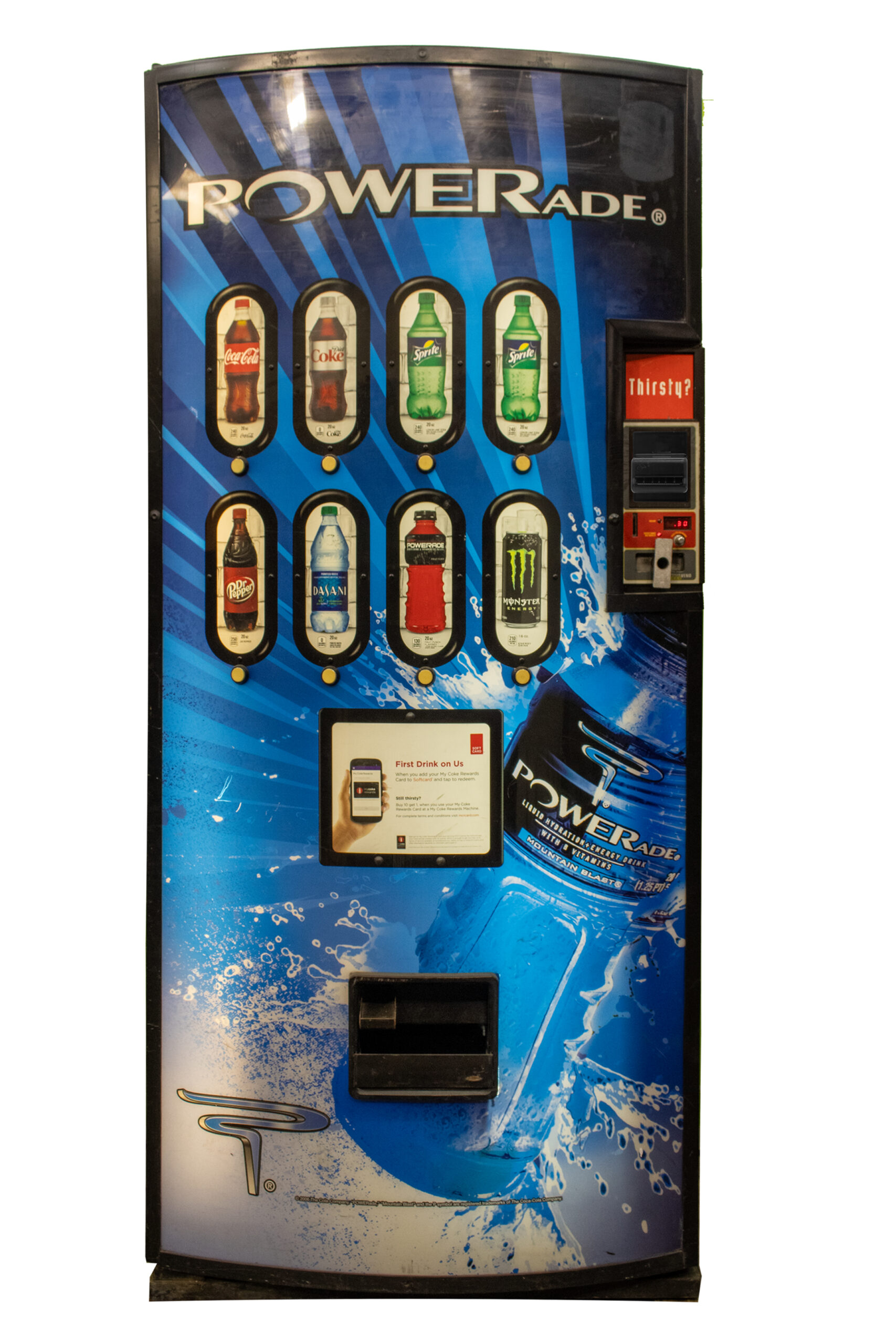 Refurbished Royal Vendors 804 Chameleon Powerade Soda Vending