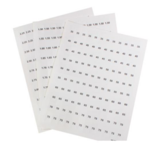 Dixie Narco - Price Sheet, Glass Front, $0.35 to $3.75
