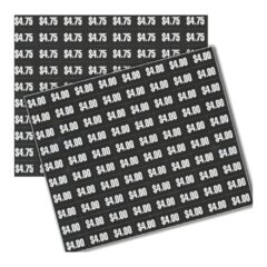 Vendo - Vue Price Labels, 4.00 to 4.75 Dollars, Vue