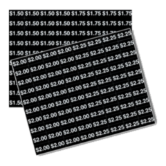 Vendo - Price Labels, 1.50 to 2.25, Vue