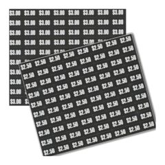 Vendo - Vue Price Labels, 2.50 to 3.00 Dollars, Vue