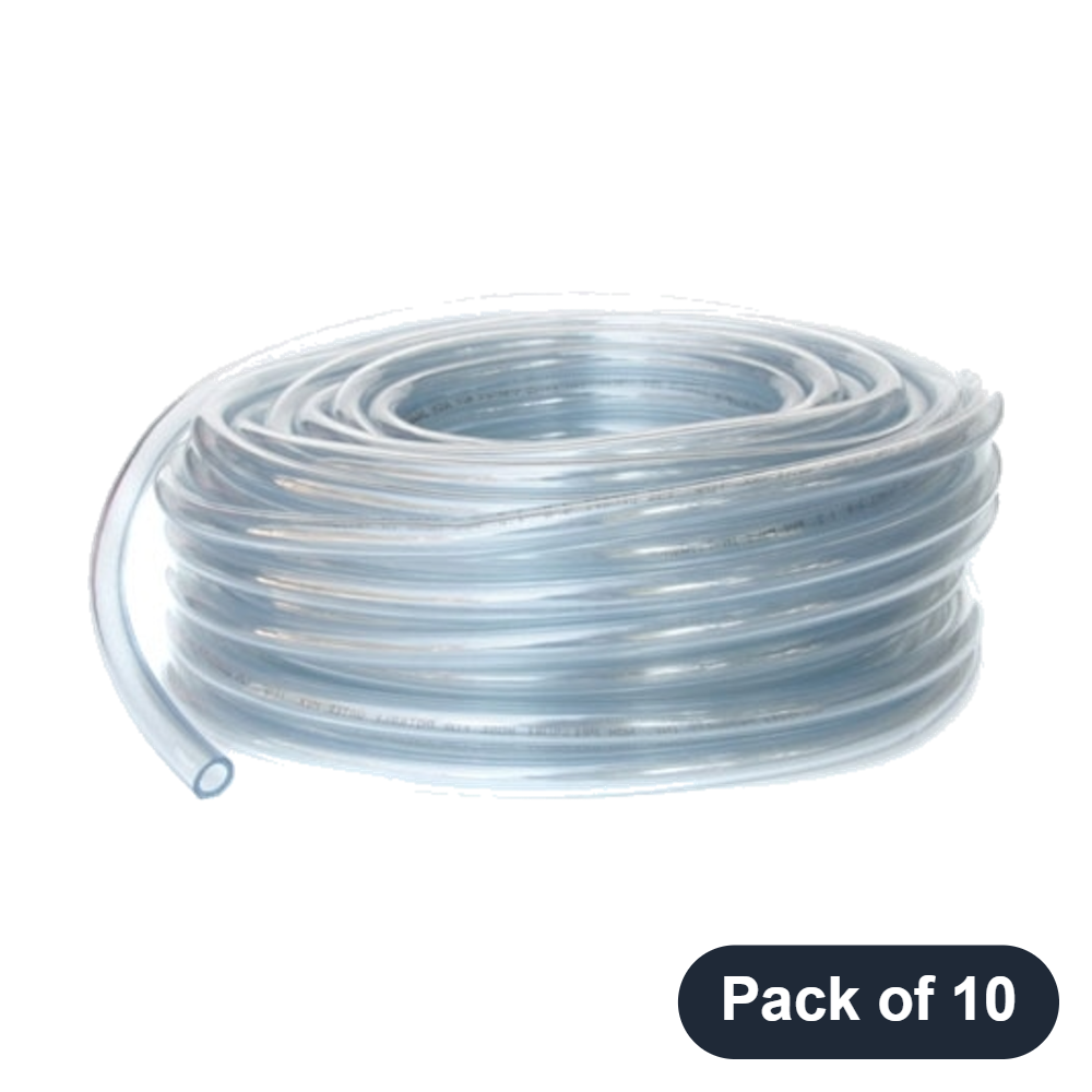 Universal - Syrup Tubing, Clear, 3/8 inch ID x 9/16 inch OD (Pack of 10)