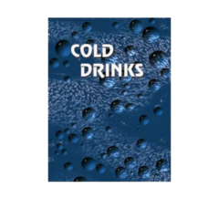 Dixie Narco - Cold Drink Sign, Blue Bubble, 68 1/2 x 28 9/16 inch