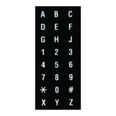 National - Membrane Letter Sheet, 157/158/167/168/673