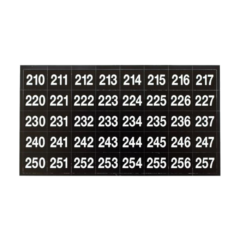 Automatic Products - Item Labels, 110-157 and 210-257, Model 320