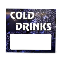 Dixie Narco - Cold Drink Sign, Live Display Top, 501E