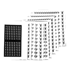 Dixie Narco - Price Sheet Labels, Double Sided, $0.75 to $0.90, ECC and BevMax