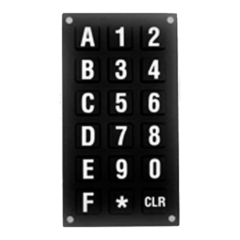 Dixie Narco - Rubber Keypad, BevMax 1, 5000 and 5591