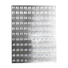 AMS - Selection Label Letter Set