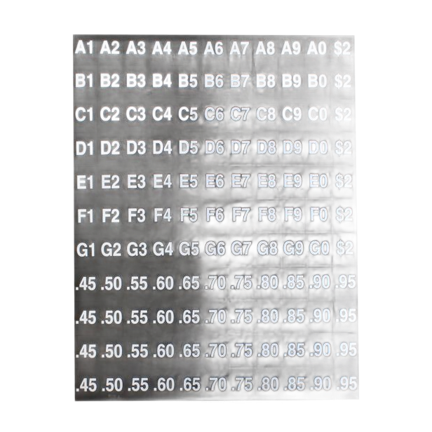 AMS - Selection Label Letter Set
