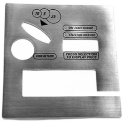 Vendo - Coin Insert Label, T-Handle Lock Cutout, 511/540/601