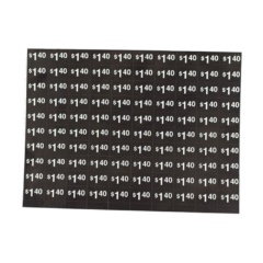 National - Price Label Sheet, 1.40 and 1.45, 140-146