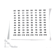 Polyvend - Selection Tab Labels, A0 to H10, VS99