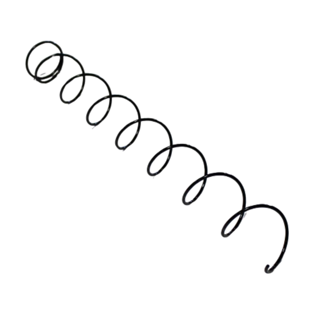 AMS - Spiral, 7 Count, Left Hand, Black, 2.6 inch Candy
