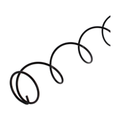 National - Spiral, 8 Count, Right Hand, Black