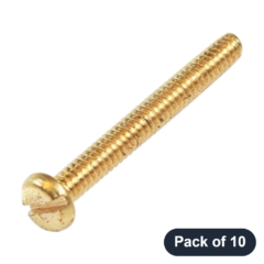 RMI - Screw, Brass 6-32 x 1.25 inch, 213 (Pack of 10)