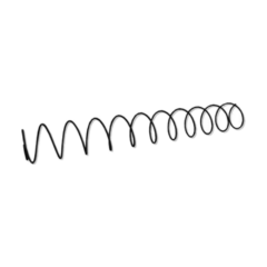 National - Spiral, 17 Count, Right Hand, Candy, Black, National 147 to 168