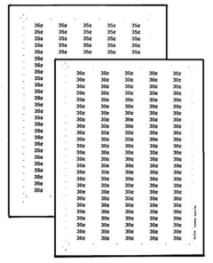 Rowe - Price Sheet, 1.30 and 1.35 Dollars, 5900