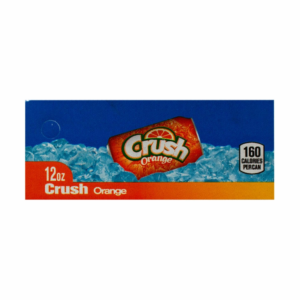 Universal - Flavor Label, Orange Crush, 3 3/4 x 1 3/4 inch
