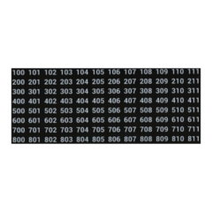 USI - Selection Item Labels, 6 Wide