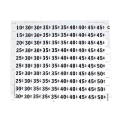 Automatic Products - Price Labels, $0.10 to $1.50, 400 and 500 Series